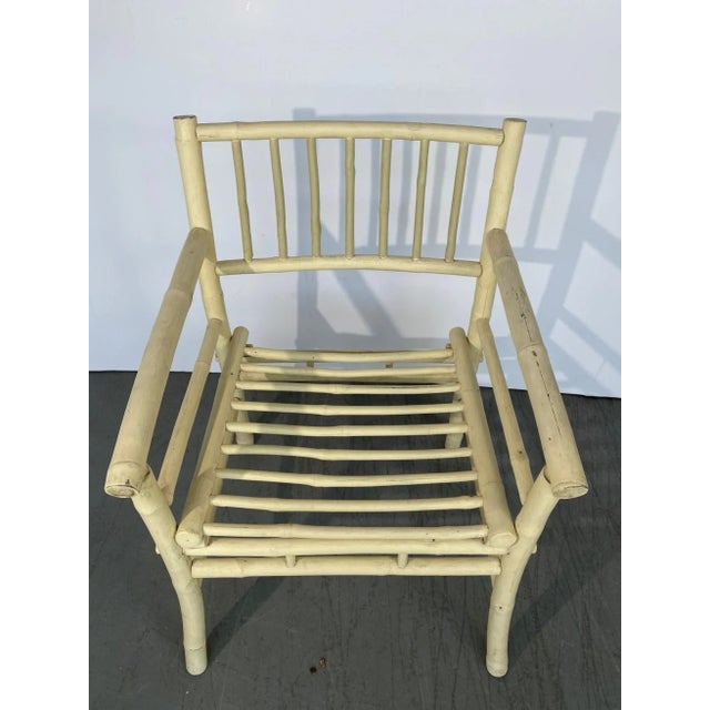 1970s Hickory Style Armchairs Set of 4 For Sale - Image 5 of 7