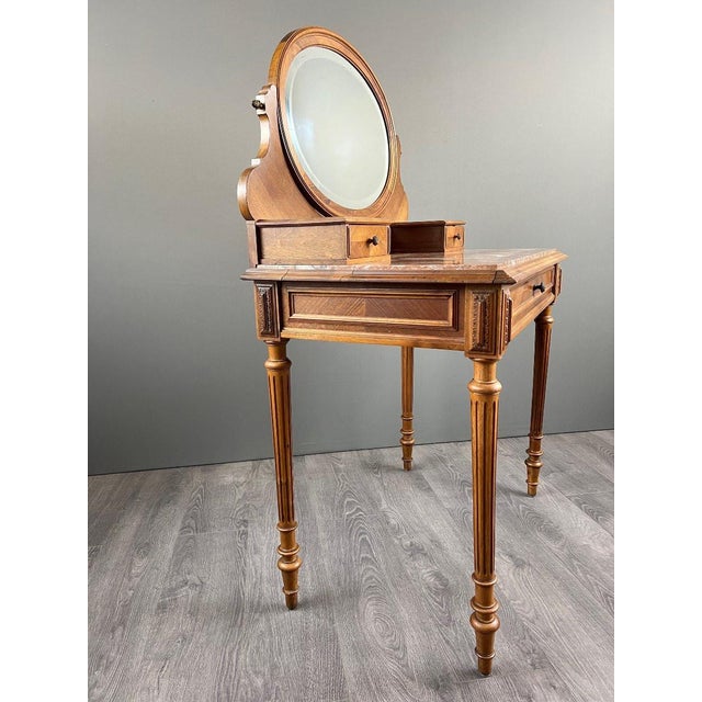 19th Century Late 19th Century Louis XVI Style Dressing Table For Sale - Image 5 of 11