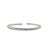 Early 21st Century David Yurman Cable Flex 4mm 925 Sterling Silver Cuff Bangle Bracelet For Sale - Image 5 of 9