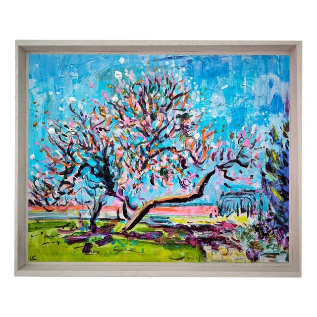 Linda Clerget, Perfect Day Early Spring, Acrylic For Sale