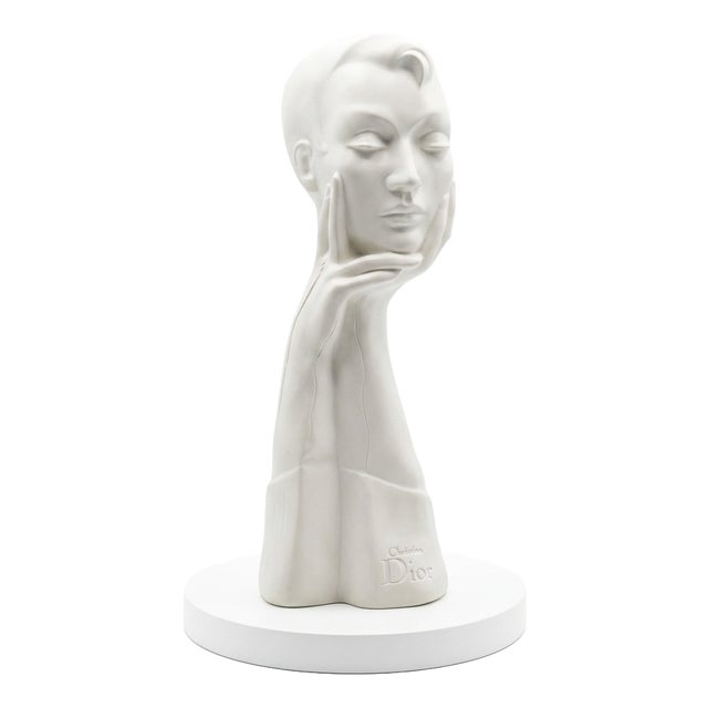 Christian Dior, Mannequin Bust Sculpture, Plaster For Sale