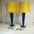 1980s Vintage Post Modern Memphis Table Lamps, New Suede Shades - A Pair. For Sale - Image 11 of 12