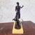 20th Century Man with Antelope in Bronze and Marble For Sale - Image 16 of 18