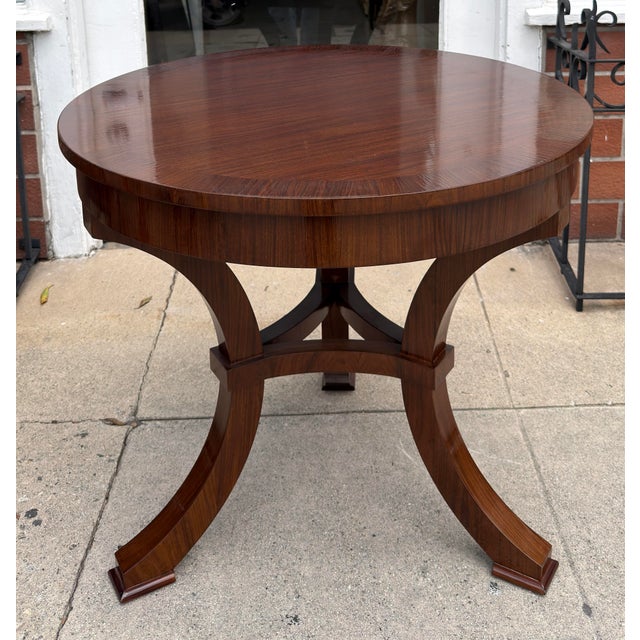 Dessin Fournir 1 of 2 Dessin Fournir Baran Walnut Side Table For Sale - Image 4 of 6