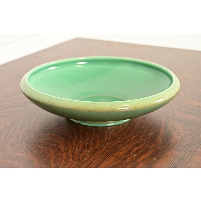 Rookwood Pottery Rookwood Pottery Arts & Crafts Glazed Ceramic Art Pottery Bowl, 1927 For Sale - Image 4 of 9