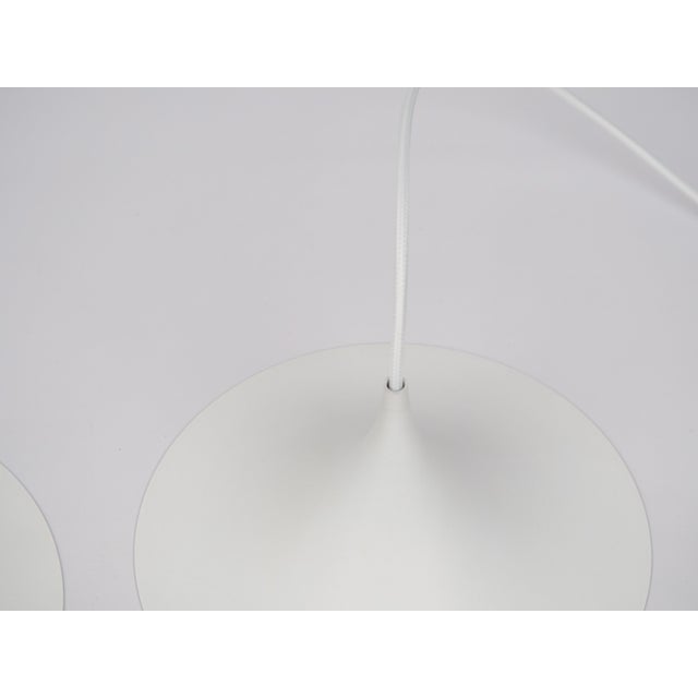 Metal Vintage Semi Pendant Lamps by Bonderup and Thorup for Fog and Morup, 1968, Set of 2 For Sale - Image 7 of 9