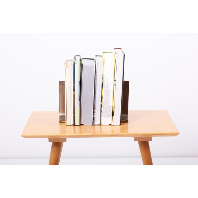 Modernist Bronze Bookends by Ben Seibel, USA, 1950s, Set of 2 For Sale - Image 6 of 18