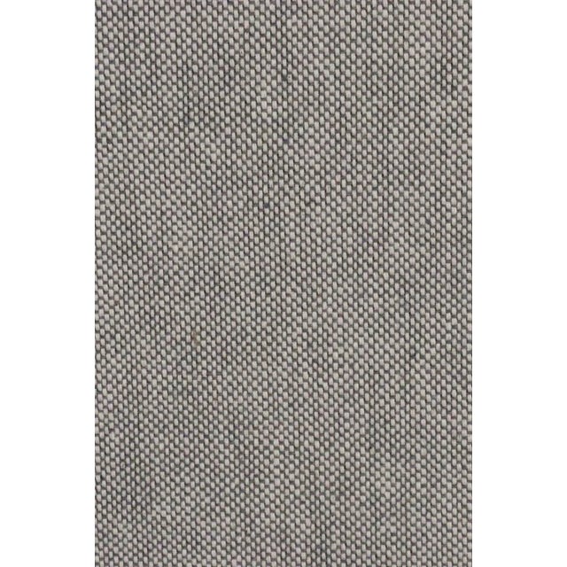 Avena Plain Grey Double Width Fabric - Sample For Sale