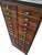 Vintage Danish Archive Filing Cabinet in Oak from Silkeborg Møbelfabrik, 1920s For Sale - Image 10 of 14