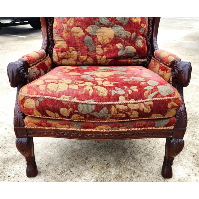 Library Reading Lounge Chair by Key City Furniture For Sale In Miami - Image 6 of 12
