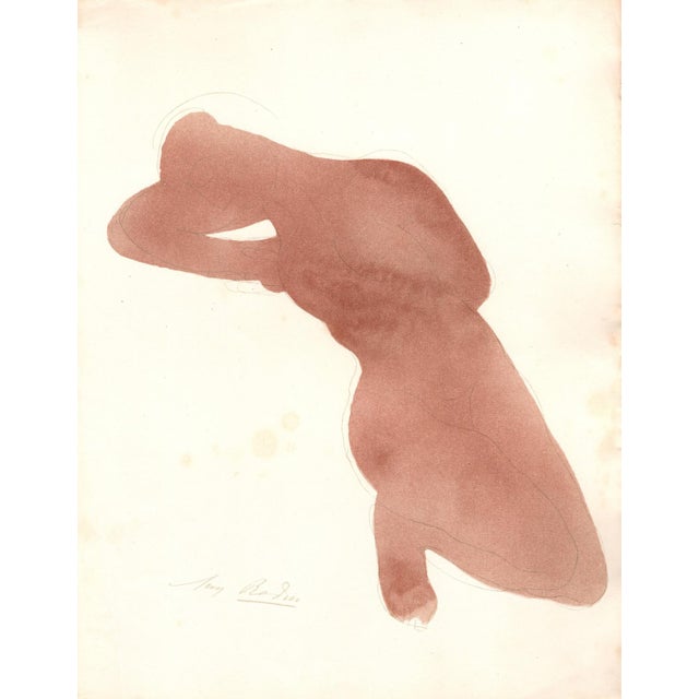 Auguste rodin (1840-1917) "et telle est-l’invulnérable beauté de son corps" (and such is the invulnerable beauty of her...
