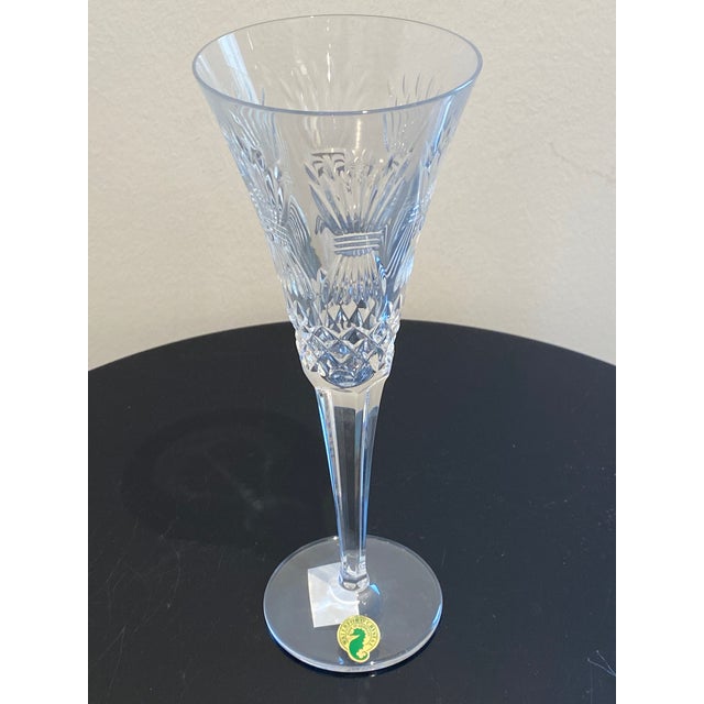 Waterford Crystal Millennium Toasting Flutes w/ box- a Pair For Sale In Atlanta - Image 6 of 9