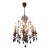 Vintage Maison Baguès Gilded Metal & Crystal Chandelier – French Hollywood Regency For Sale