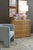 Wood Matthew Izzo Home Celine Four Drawer Woven Rattan Chest With Satin Brass Drawer Pulls and Soft Slide Drawers For Sale - Image 7 of 12