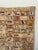 Incredible folk art tapestry made from cigar felts from various countries quilted together. Circa 1900-1915. Quilt is...