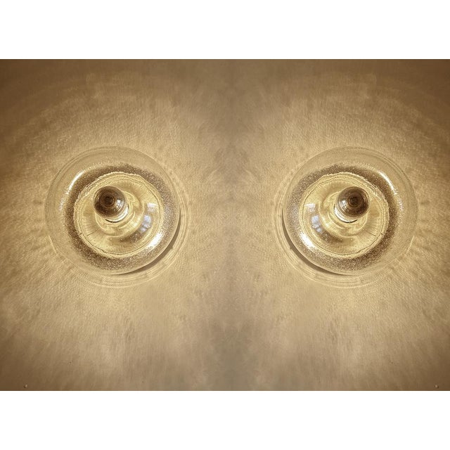 Vintage Space Age Glass Sconces from RZB, 1970s, Set of 2 For Sale - Image 15 of 18