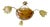 Art Deco Pendant Light in Alabaster Marble and Bronze, 1930s For Sale