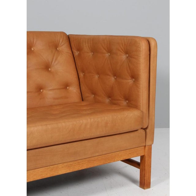 Tan Two-Seat Sofa Model Ej315 by Erik Jørgensen For Sale - Image 8 of 9