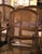 19th Century French Louis XV Carved Walnut and Cane Dining Armchairs, Set of 6 For Sale - Image 4 of 9