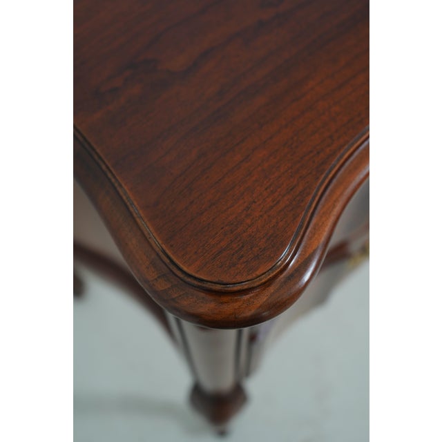 Union National French Paint Decorated Cherry Commode Chest For Sale - Image 15 of 18