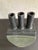 Contemporary Industrial Tall Vase, Green and Black For Sale - Image 3 of 3