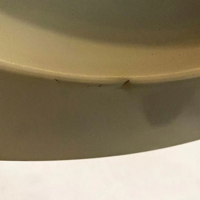 Mid-Century Modern Italian Hat-Shaped Green Metal Chandelier, 1970s For Sale - Image 11 of 16