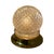 Brown Vintage Pressed Glass Wall Light, 1970s For Sale - Image 8 of 8