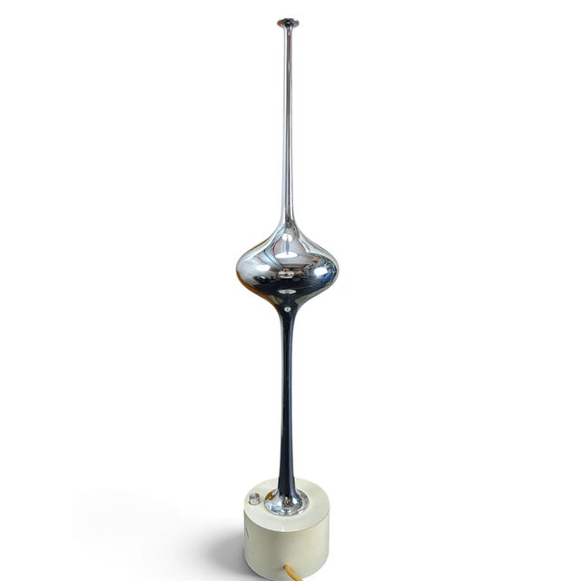 Modern Cobra Table Lamp in Chromed Steel from Arredoluce Monza, 1960s For Sale - Image 3 of 13