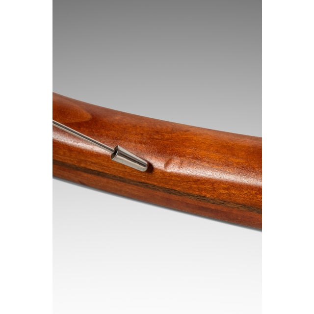 Studio Craft Sculptural Rocking Chair in Solid Cherry Wood Attributed to Hal Taylor After Sam Maloof and James Krenov, Usa, C. 1980's For Sale - Image 18 of 18