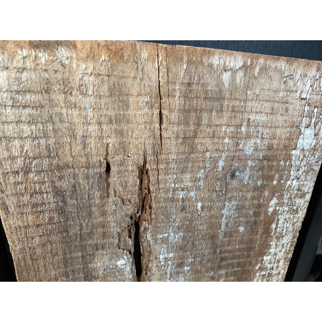 Antique Hand Carved Panel Framed For Sale - Image 4 of 5