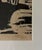 1970s Signed Modernist Penguin Wildlife Graphic Art Framed Monochrome Artwork For Sale - Image 4 of 6