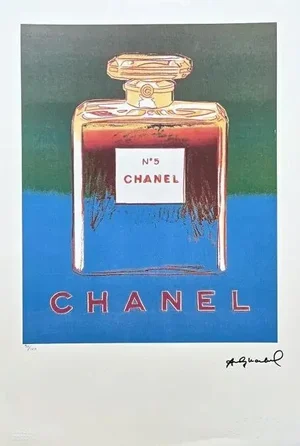 After Andy Warhol, Chanel Blue-Green, 1980s, Lithograph