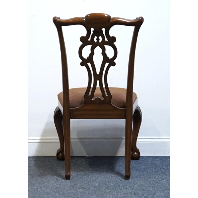 Ethan Allen Newport Collection Traditional Chippendale Style Dining Chair 34-6401 - 570 Belmont Finish For Sale In Kansas City - Image 6 of 11