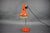 German Bauhaus Style Orange Adjustable Desk Lamp, 1970s For Sale - Image 4 of 13