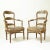 English Pair of Continental Painted Armchairs With Needlework Seats For Sale - Image 3 of 13