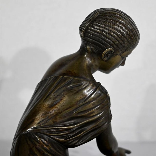 La Joueuse d’Osselets, 19th-Century, Bronze For Sale - Image 10 of 15