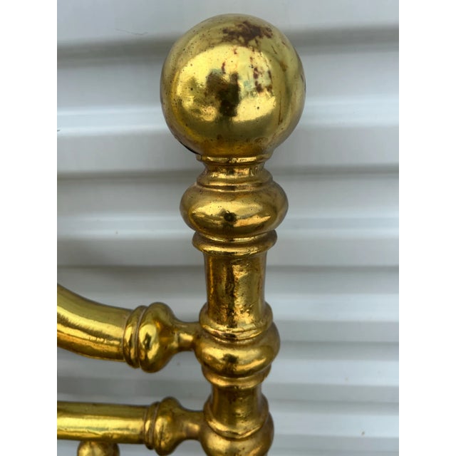 Drexel Metal Gold Leaf King Sized Headboard Chairish