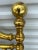 Drexel Metal Gold Leaf King Sized Headboard For Sale In West Palm - Image 6 of 11