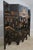 Paint Chinese Lacquer Ebonized 6 Panel Screen Divider For Sale - Image 7 of 17