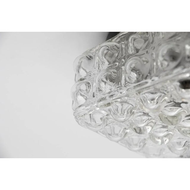 Clear Bubble Glass Flush Mount Lamp by Helena Tynell, Germany, 1960s For Sale - Image 9 of 10