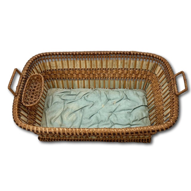 This Really is an Exceptionally Beautiful Original Antique - Victorian Sewing Basket. Circa Late 19th Century. It is...