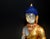 Gold Late 20th Century Natural Rock Crystal Gilt Bronze Buddha Nepal Authenticity Seal For Sale - Image 8 of 18