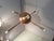 Chandelier in Copper Brass and Colored Glass 4 Copper Cones For Sale - Image 11 of 18
