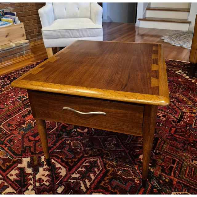 Refinished Lane Acclaim End Table With Drawer, Mid-Century Modern, C. 1960 For Sale - Image 9 of 9