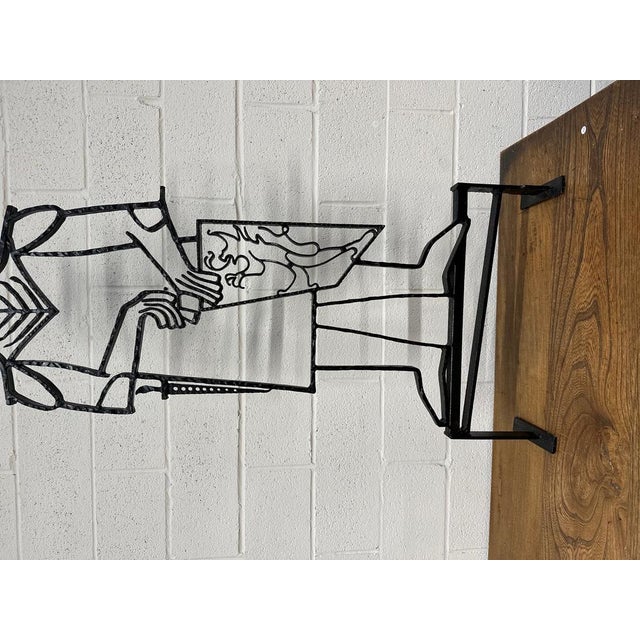 Wrought Iron Knight, 1960s For Sale - Image 6 of 10