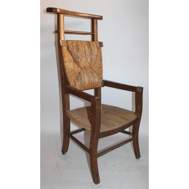 Folk Art 19th Century High Chair With Lift Top Seat For Sale - Image 3 of 10