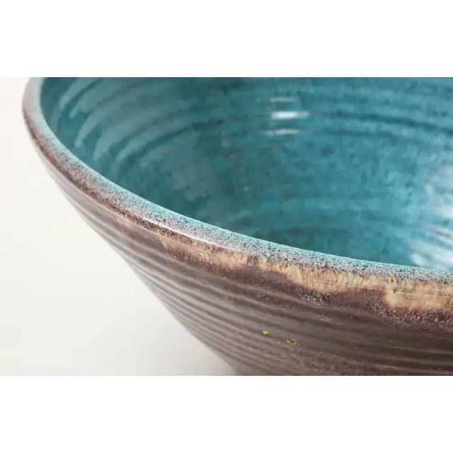 1950s 1950s Accolay Pottery Bowl For Sale - Image 5 of 12
