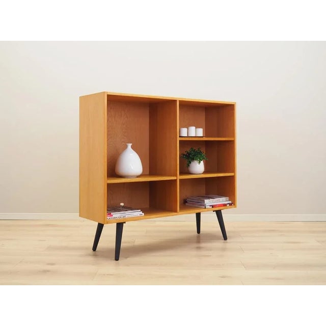 Danish Ash Bookcase, 1970s For Sale - Image 4 of 13
