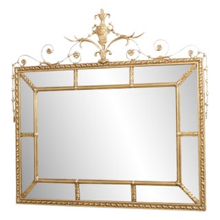 Friedman Brothers Gilt Gold Horizontal Wall Mirror For Sale