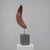 This elegant abstract sculpture by dutch artist ineke van zuuren beautifully demonstrates her fascination with organic...